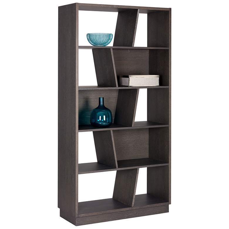Image 1 Sunpan Jude Bookcase Charcoal Gray