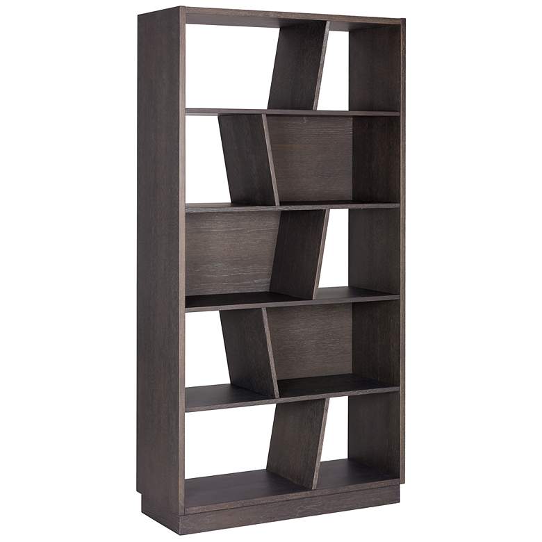 Image 2 Sunpan Jude Bookcase Charcoal Gray more views