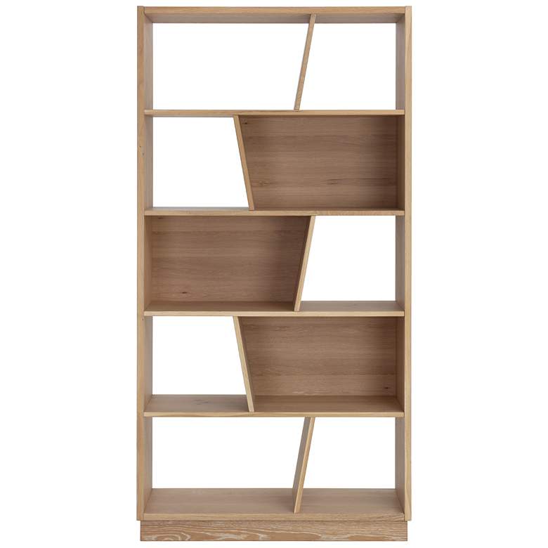 Image 3 Sunpan Jude Bookcase Rustic Oak more views