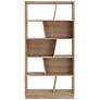 3_Sunpan Jude Bookcase Rustic Oak more views
