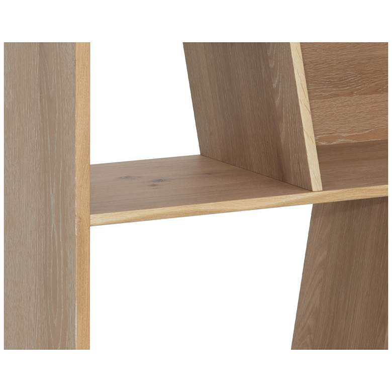 Image 6 Sunpan Jude Bookcase Rustic Oak more views