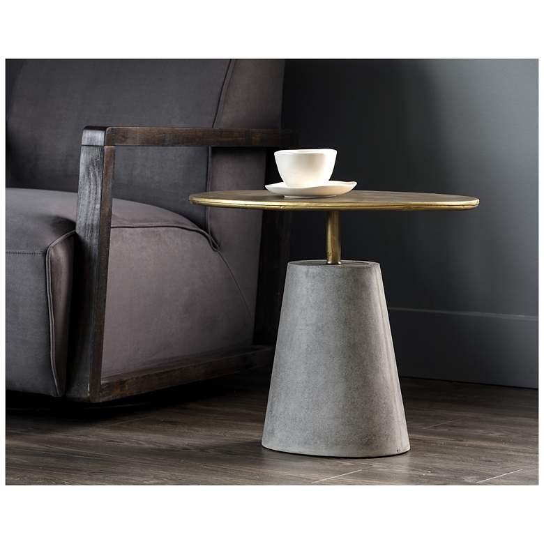 Image 3 Sunpan Kadin Side Table Gray more views
