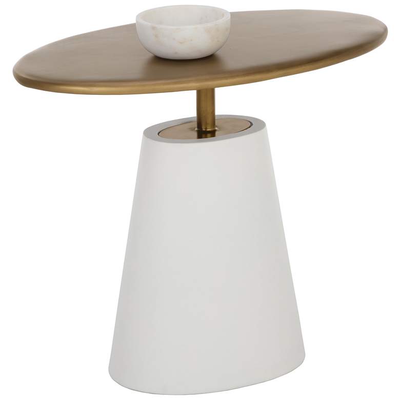 Image 1 Sunpan Kadin Side Table White