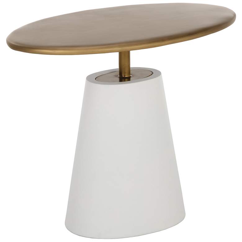Image 2 Sunpan Kadin Side Table White more views