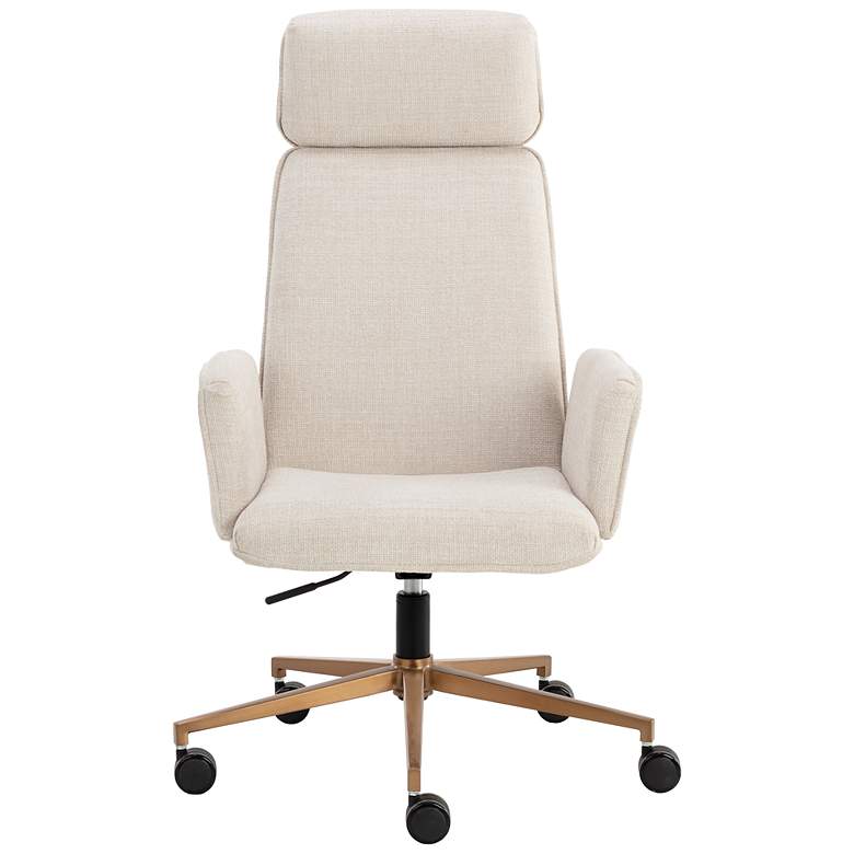 Image 2 Sunpan Kalev Office Chair Chacha Cream more views
