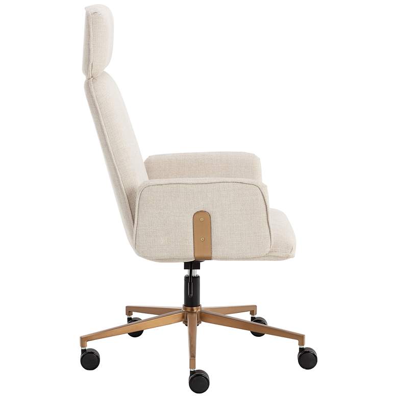 Image 3 Sunpan Kalev Office Chair Chacha Cream more views