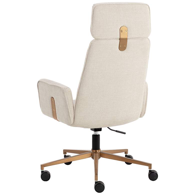 Image 4 Sunpan Kalev Office Chair Chacha Cream more views