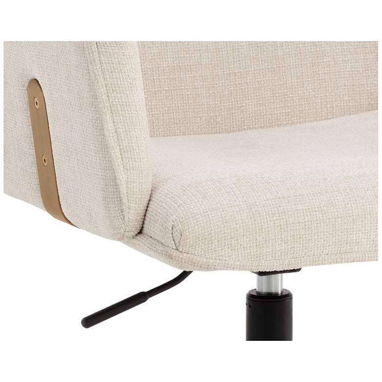 Image 5 Sunpan Kalev Office Chair Chacha Cream more views