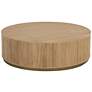 2_Sunpan Kalla 44" Wide Rustic Oak Coffee Finish Wood Table Table more views