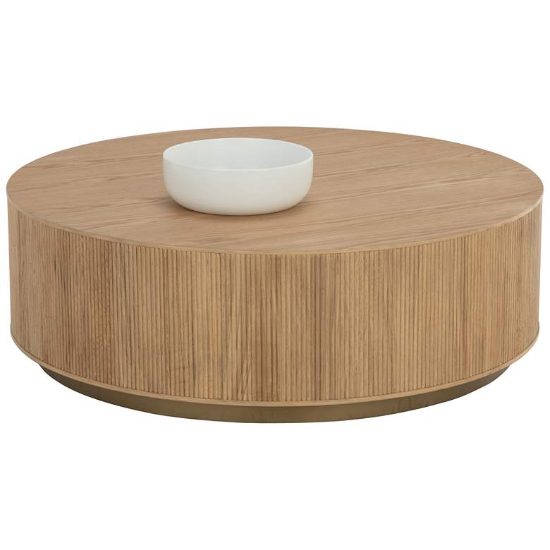 Image 1 Sunpan Kalla Coffee Table Rustic Oak