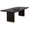 Sunpan Kalla Dining Table Rectangular Charcoal 96"