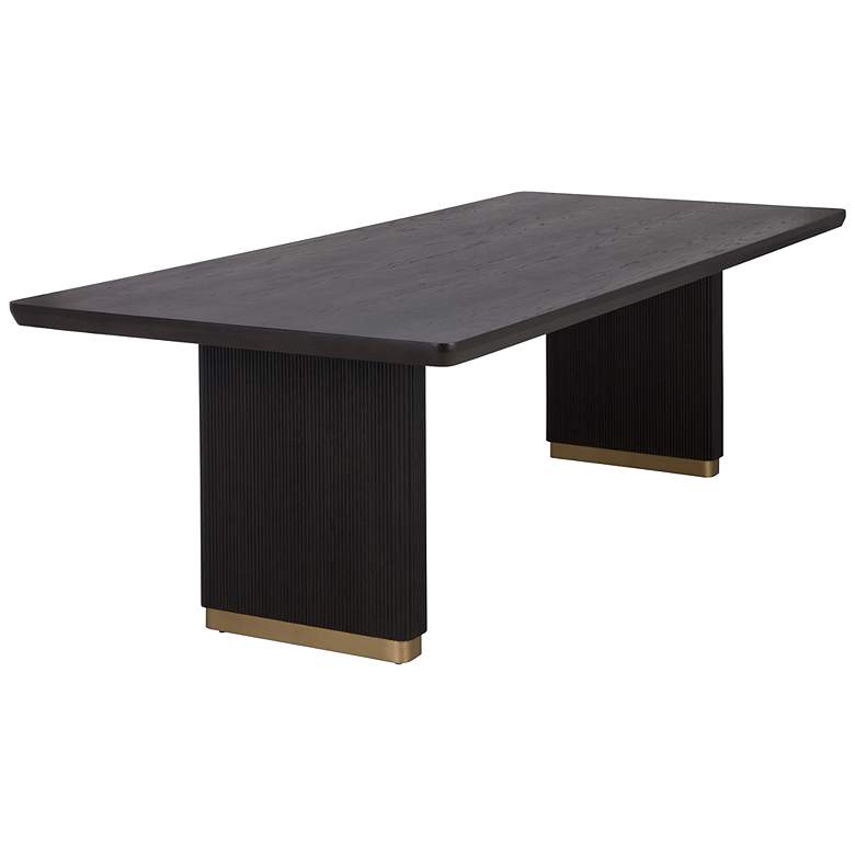Image 2 Sunpan Kalla Dining Table Rectangular Charcoal 96" more views