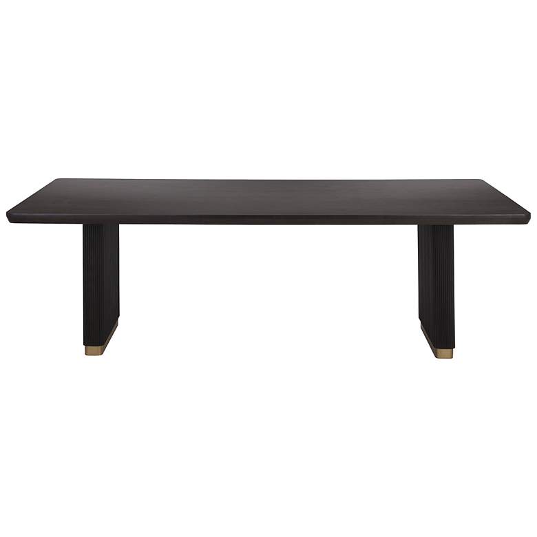 Image 3 Sunpan Kalla Dining Table Rectangular Charcoal 96" more views