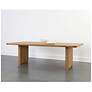 4_Sunpan Kalla Dining Table Rectangular Rustic Oak 96" more views