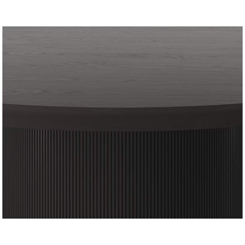 Image 3 Sunpan Kalla Dining Table Round Charcoal 68" more views