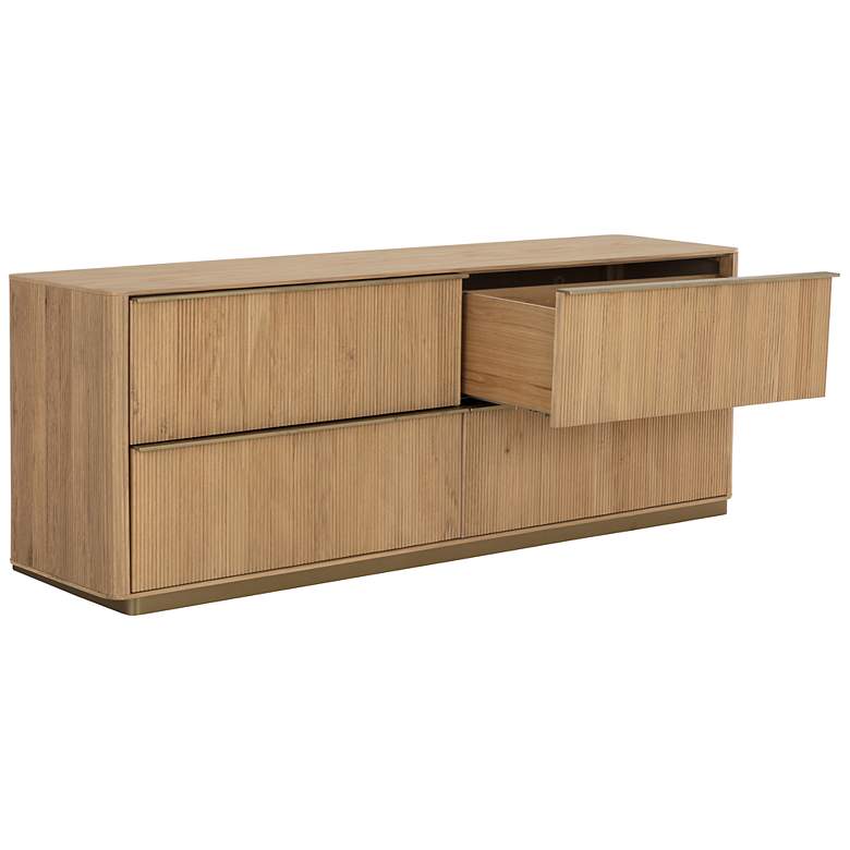 Image 4 Sunpan Kalla Dresser Rustic Oak more views