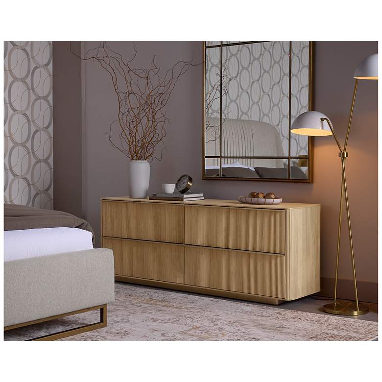 Image 5 Sunpan Kalla Dresser Rustic Oak more views