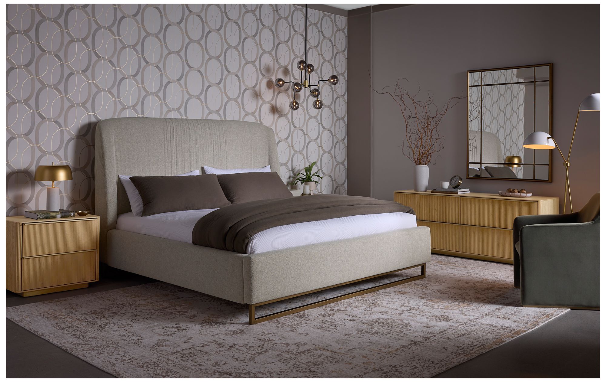 Sunpan Kalla Dresser Rustic Oak