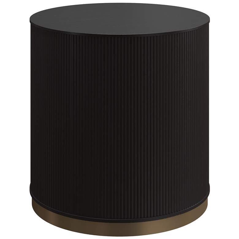 Image 1 Sunpan Kalla Side Table Charcoal