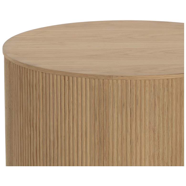 Image 4 Sunpan Kalla Side Table Rustic Oak more views