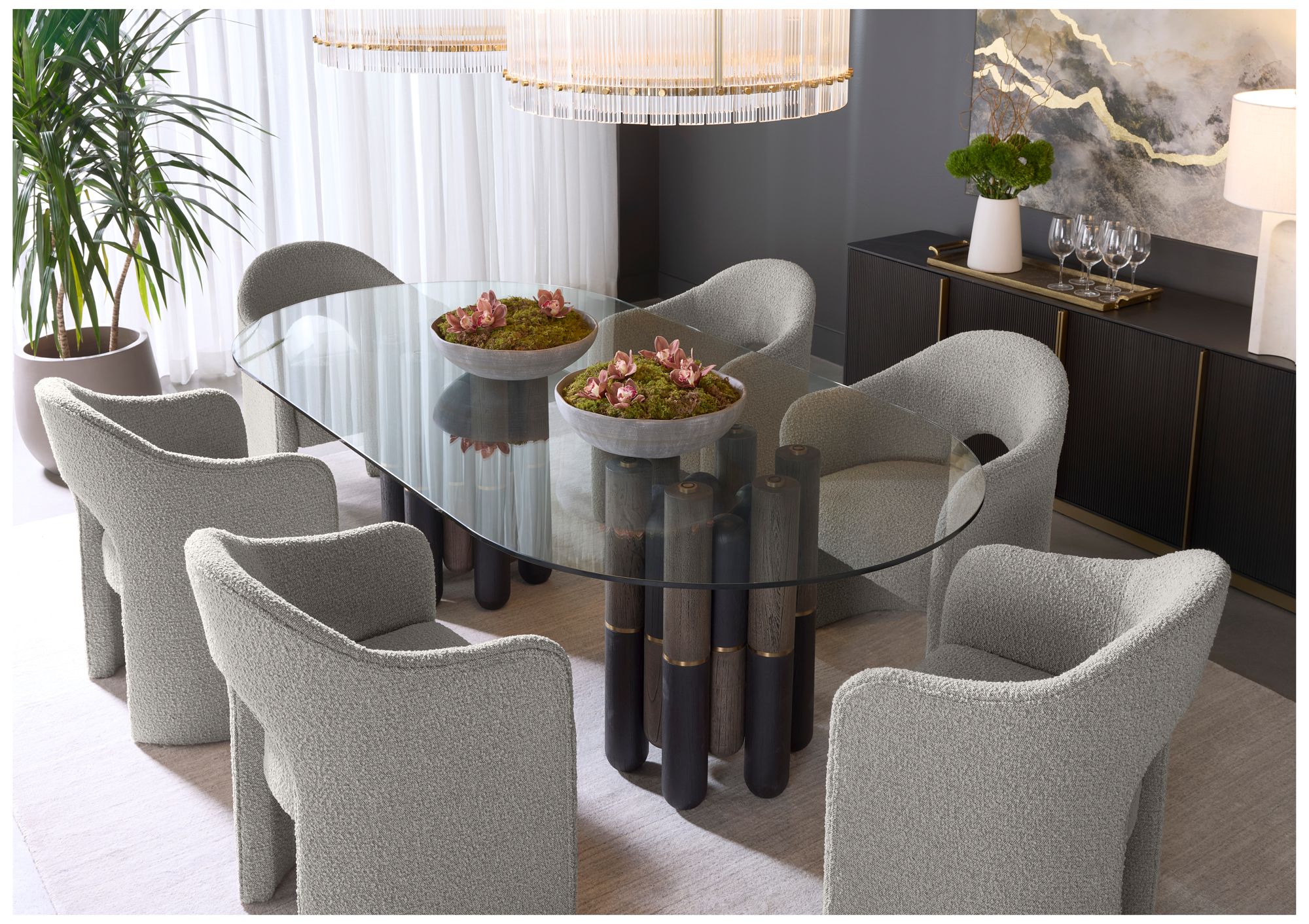 Sunpan Kalla Sideboard Charcoal