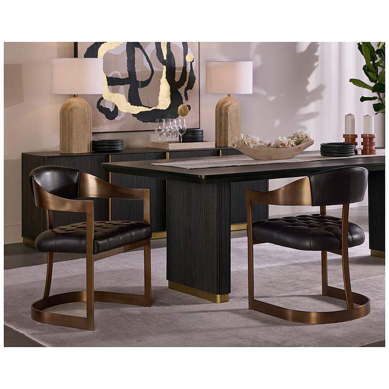 Image 4 Sunpan Kalla Sideboard Charcoal more views