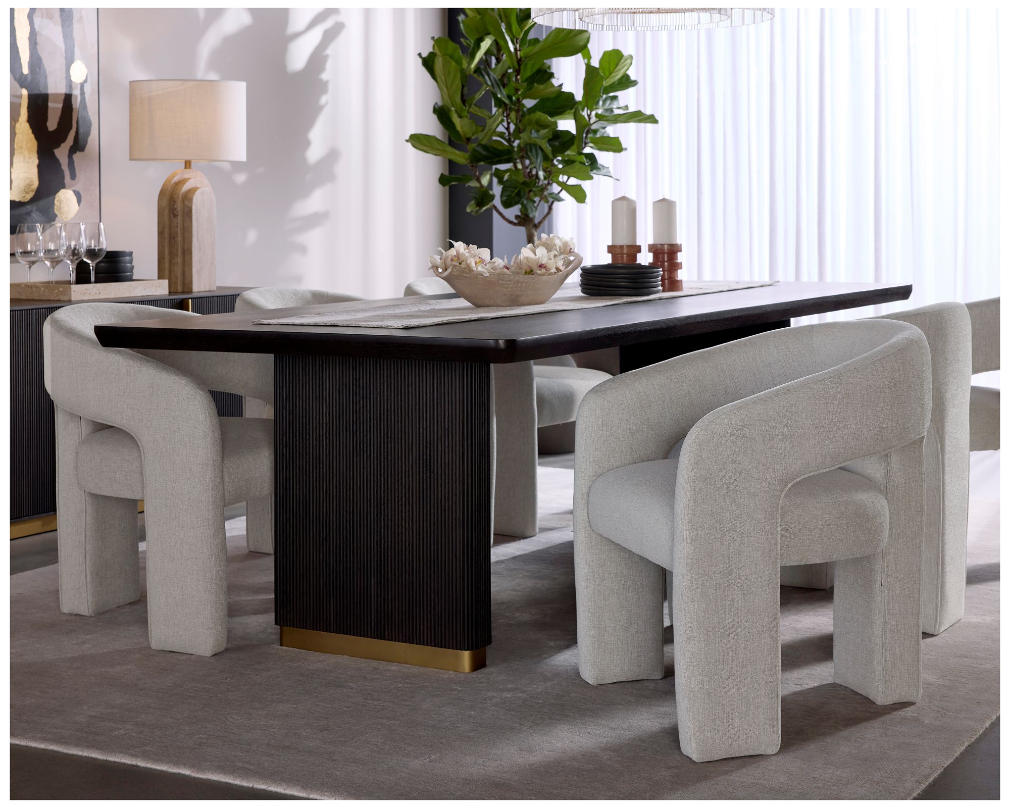 Sunpan Kalla Sideboard Charcoal