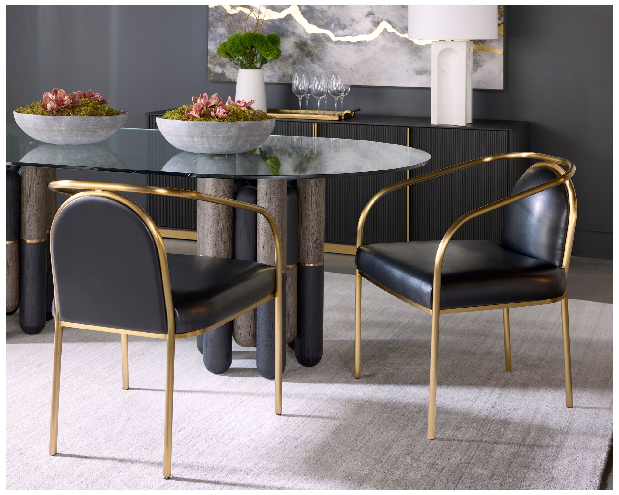 Sunpan Kalla Sideboard Charcoal