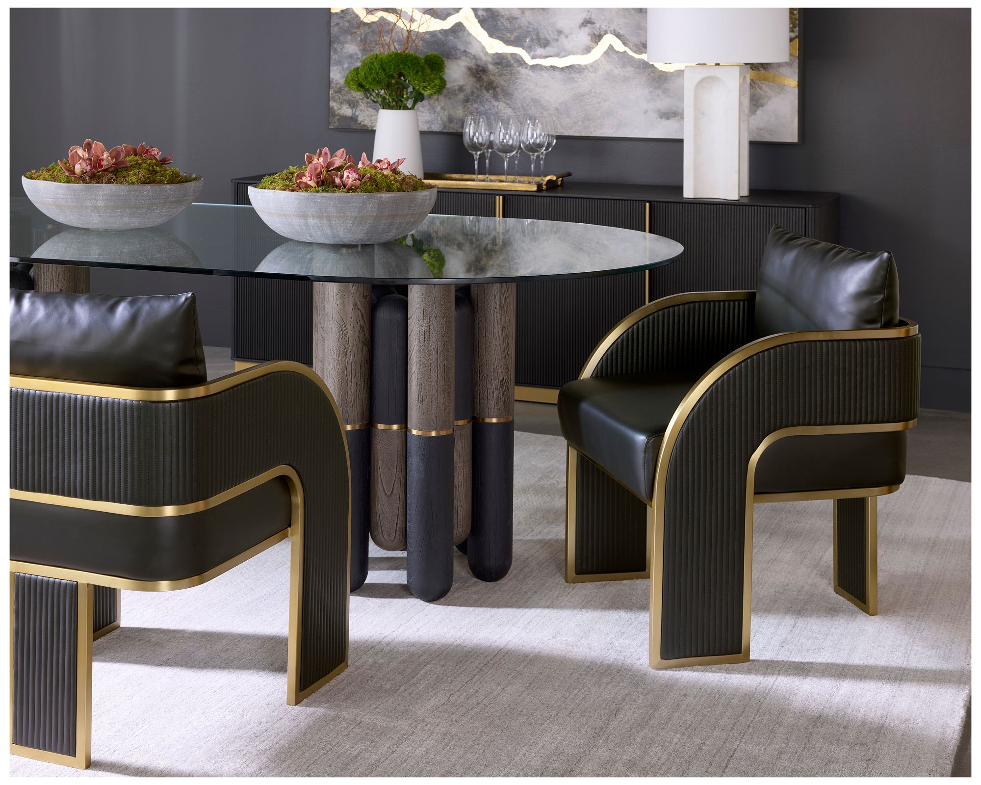 Sunpan Kalla Sideboard Charcoal