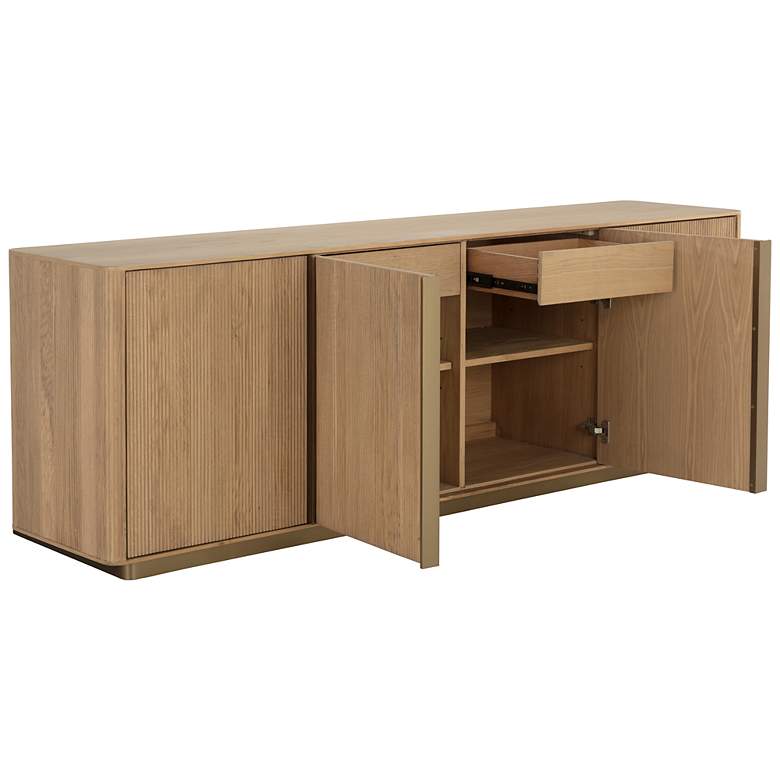 Image 4 Sunpan Kalla Sideboard Rustic Oak more views