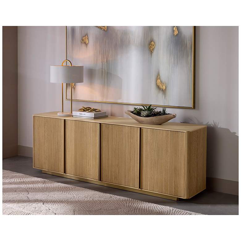 Image 5 Sunpan Kalla Sideboard Rustic Oak more views