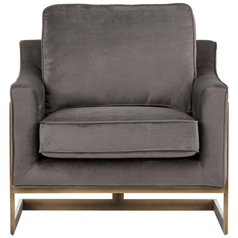 Image 3 Sunpan Kalmin Lounge Chair Piccolo Pebble more views