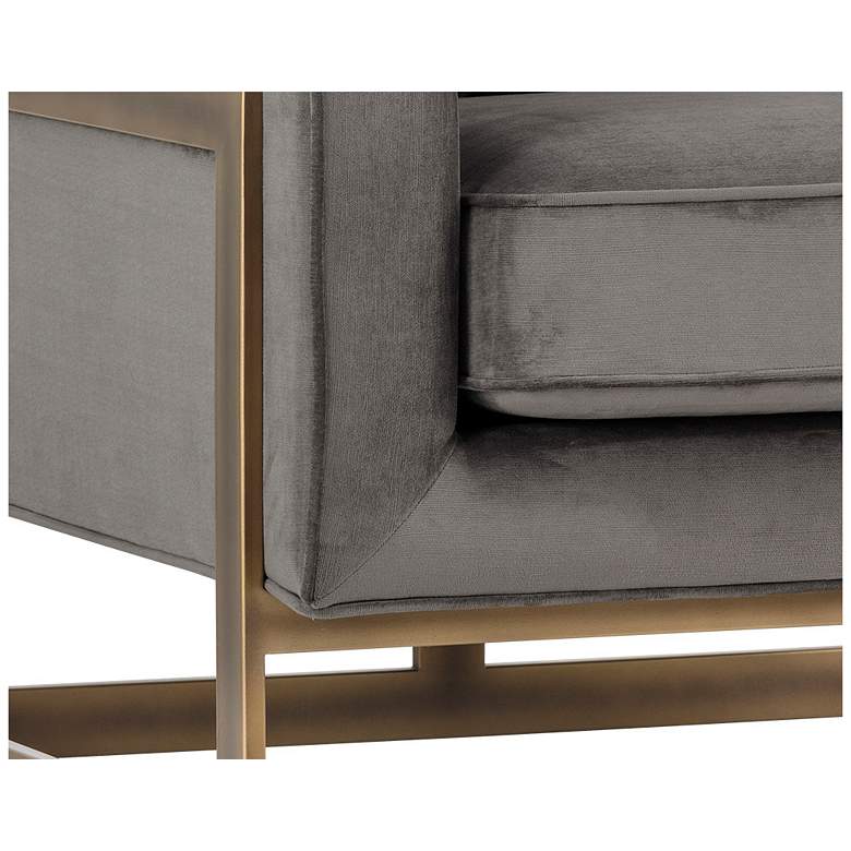 Image 6 Sunpan Kalmin Lounge Chair Piccolo Pebble more views