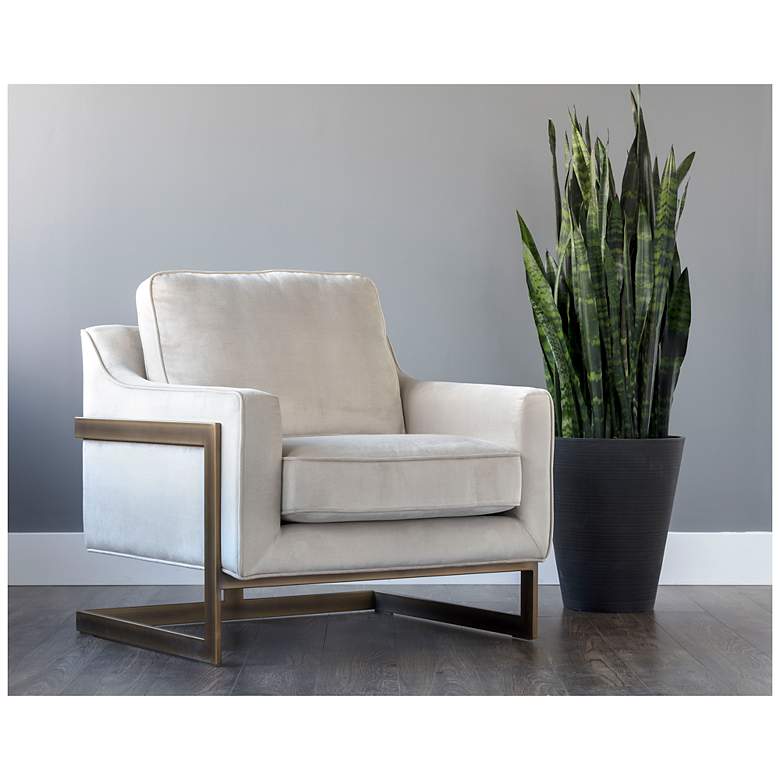 Image 1 Sunpan Kalmin Lounge Chair Piccolo Prosecco