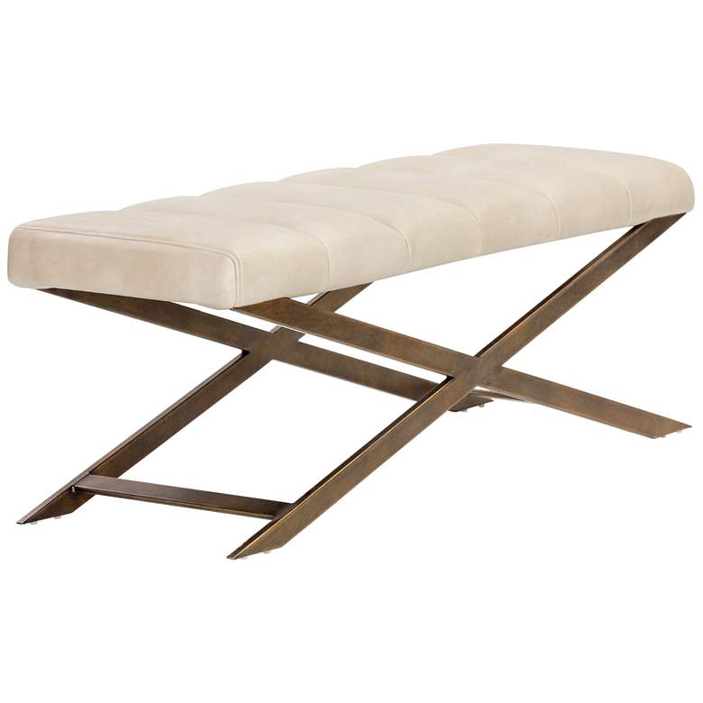 Image 1 Sunpan Kammi Bench Bravo Cream
