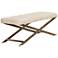 Sunpan Kammi Bench Bravo Cream