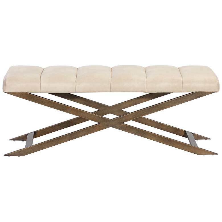 Image 2 Sunpan Kammi Bench Bravo Cream more views