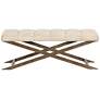 2_Sunpan Kammi Bench Bravo Cream more views