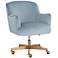 Sunpan Karina Office Chair Cornflower Blue Sky