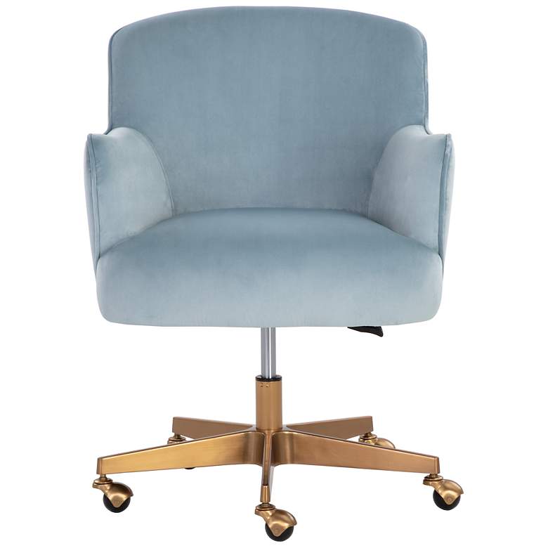 Image 2 Sunpan Karina Office Chair Cornflower Blue Sky more views