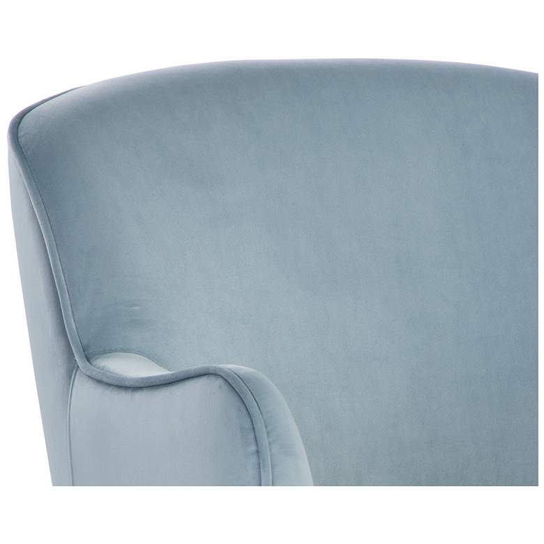 Image 7 Sunpan Karina Office Chair Cornflower Blue Sky more views
