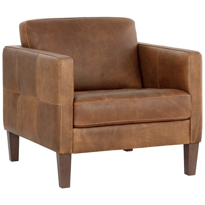 Image 1 Sunpan Karmelo Armchair Cognac Leather
