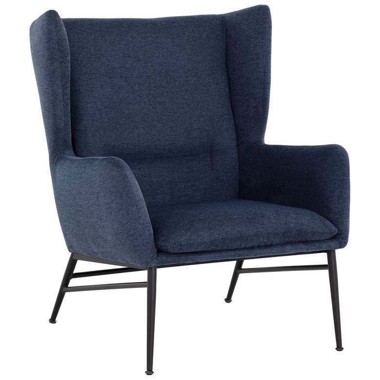 Image 1 Sunpan Kasen Lounge Chair Belfast Navy