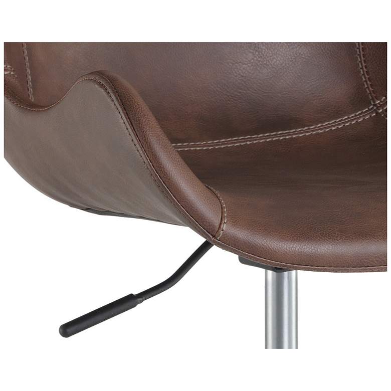 Image 5 Sunpan Kash Office Chair Hearthstone Brown more views