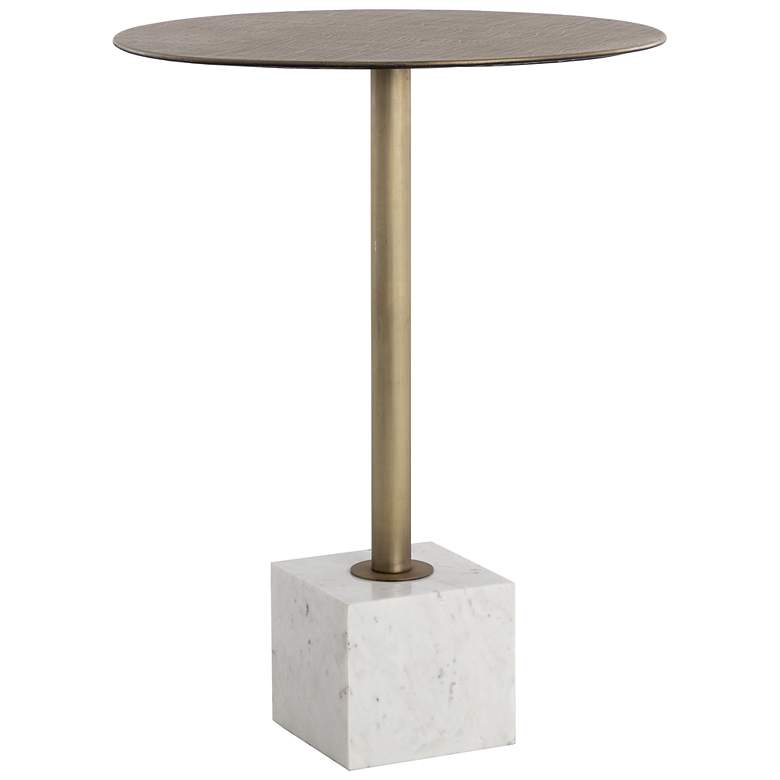Image 2 Sunpan Kata Bar Table White Marble more views