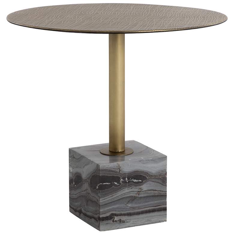 Image 2 Sunpan Kata Bistro Table Gray Marble 32" more views
