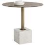 1_Sunpan Kata Bistro Table White Marble 32"