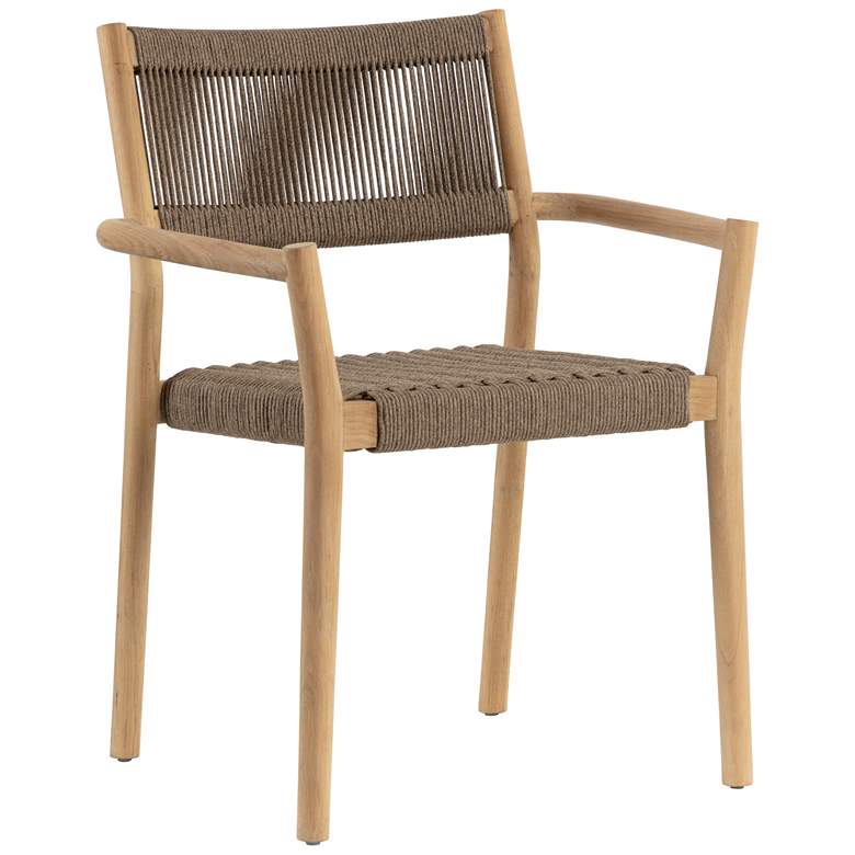 Image 1 Sunpan Kavala Stackable Dining Armchair Natural Set of 2