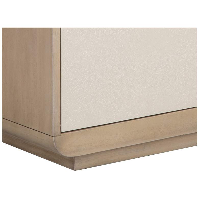 Image 4 Sunpan Kayden Media Console And Cabinet Oyster Shagreen more views