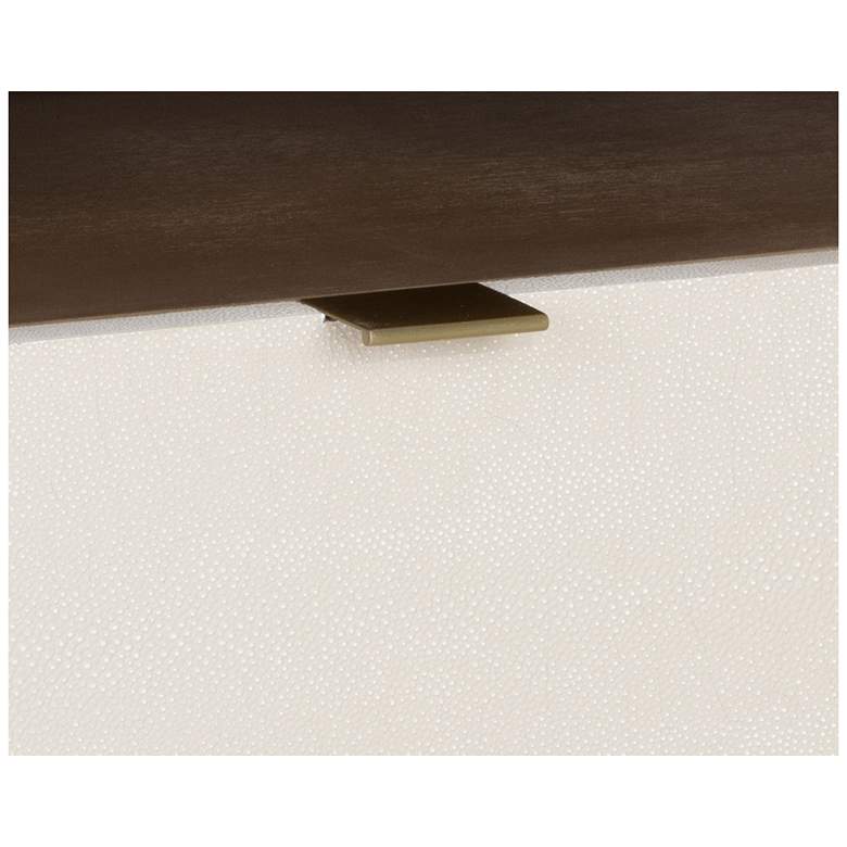 Image 6 Sunpan Kayden Nightstand Oyster Shagreen more views